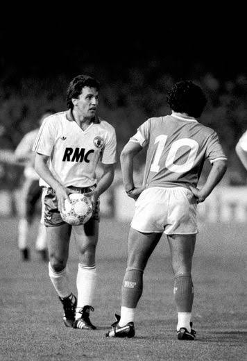 Beto Márcico face à Diego Maradona, TFC – Naples 1986